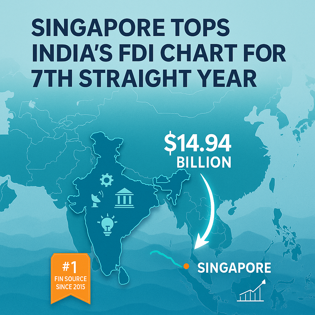 “Singapore Tops India’s FDI Chart