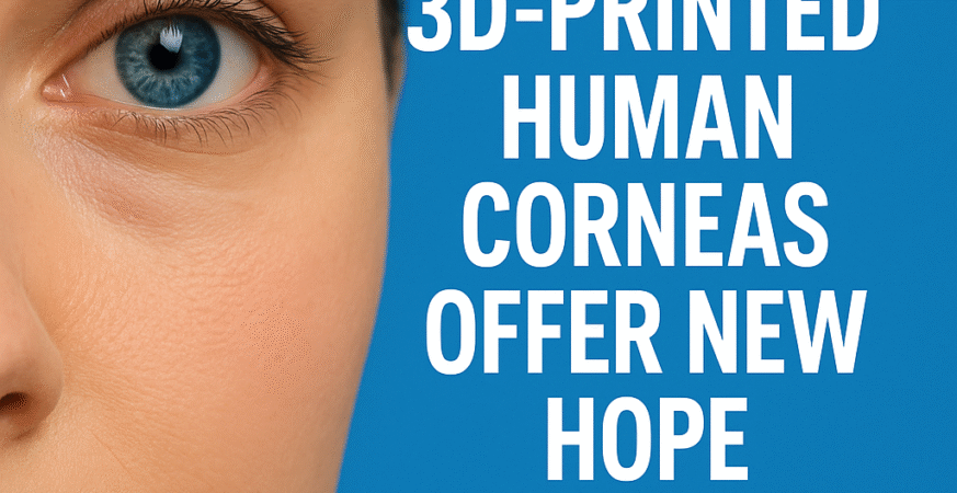 3D-Printed Human Corneas Offer New Hope