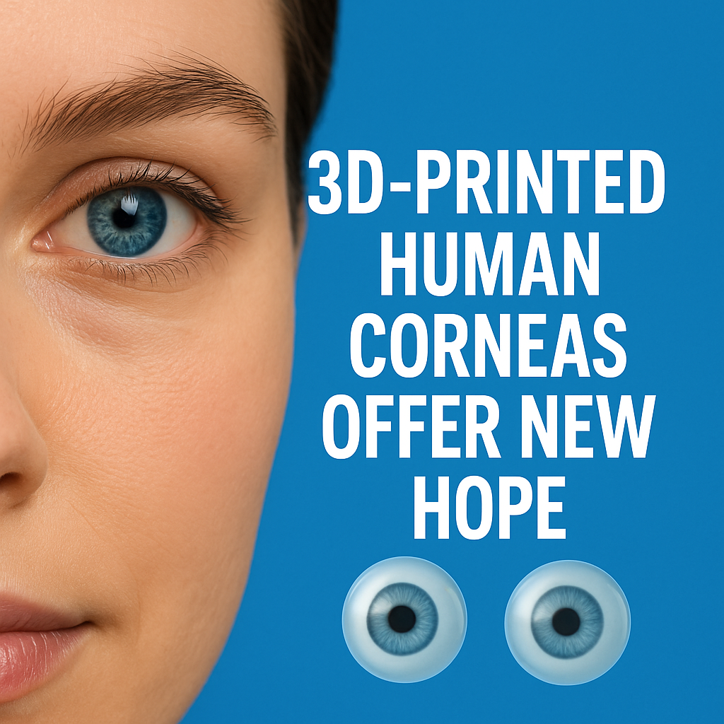 3D-Printed Human Corneas Offer New Hope