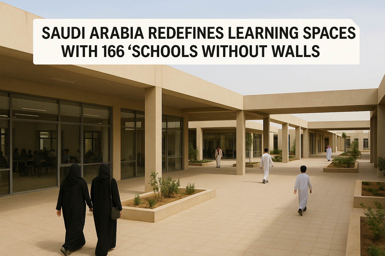 Saudi Arabia Redefines Learning Spaces with 166 ‘Schools Without Walls’