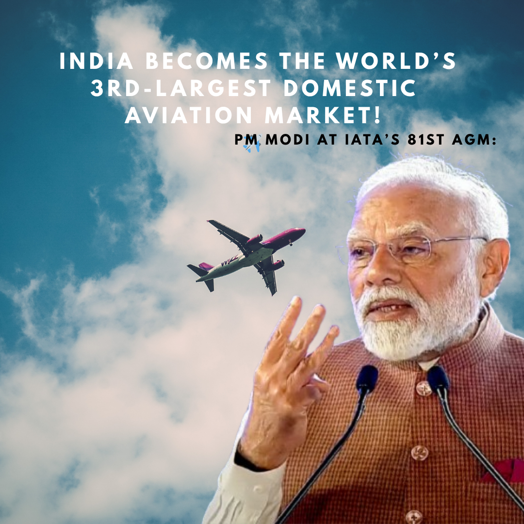 Invest in India, the third-largest aviation market: PM Modi to world’s top aviation cos at The World Air Transport Summit