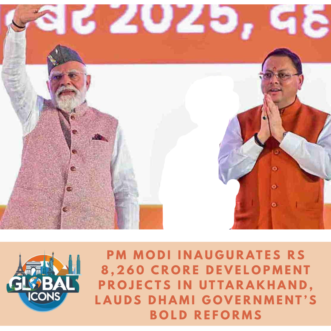PM Modi Inaugurates Rs 8,260 Crore Development Projects in Uttarakhand, Lauds Dhami Government’s Bold Reforms