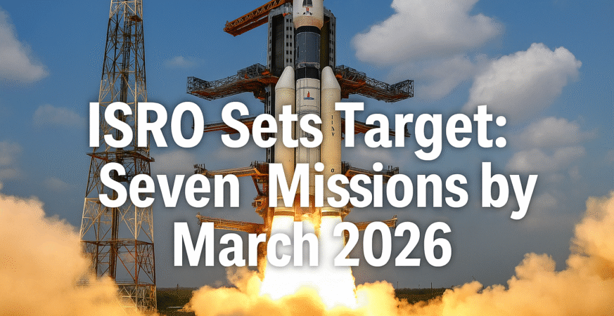 ISRO Gears Up for Seven Major Space Missions by March 2026