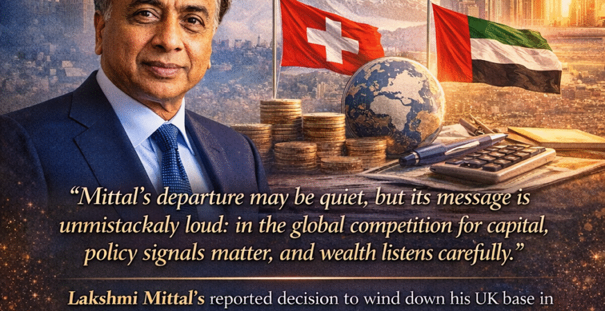 Lakshmi Mittal’s Quiet Exit from the UK Signals a Deeper Crisis in Global Wealth Governance
