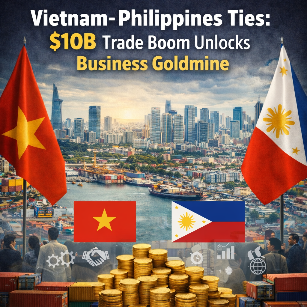 Vietnam-Philippines Ties: $10B Trade Boom Unlocks Business Goldmine
